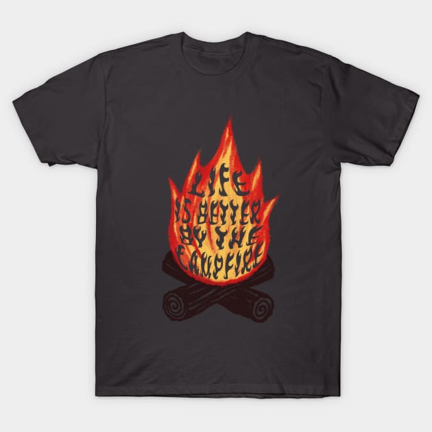 Campfire T-Shirt by Laura_Nagel